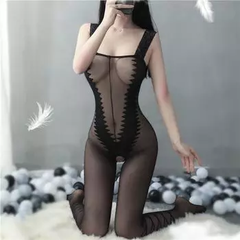 Сексуальный костюм Перспективные чулки Цельные кружевные подтяжки Чулки Сексуальное нижнее белье Нижнее белье Шелк One size (hardcover) 80-80 kg