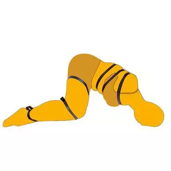 Сексуальный кожаный флирт в комплекте с парными секс-игрушками