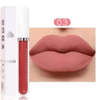 Сексуальный красный бархатный матовый блеск для губ, долговечная жидкая помада для макияжа губ, женские губы, красота, красная чашка с антипригарным покрытием, водостойкий блеск для губ