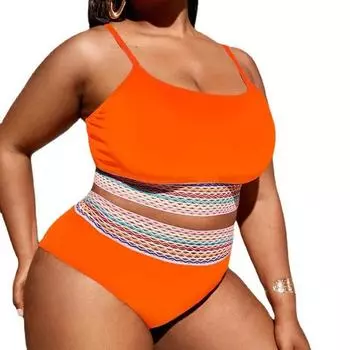 Сексуальный купальник больших размеров, женский купальник из двух предметов для полных леди, бикини, пляжный купальный костюм, женский бикини