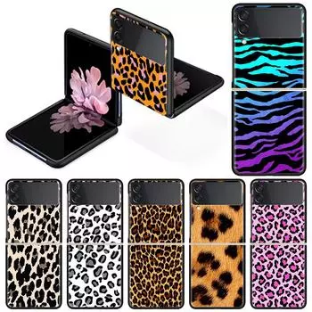 Сексуальный леопардовый чехол для Samsung Galaxy Z Flip 3, жесткий силиконовый противоударный чехол из ТПУ, роскошный чехол для телефона Samsung Z Flip3