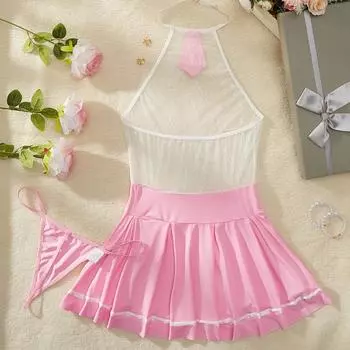 Сексуальный новый сексуальный кружевной комплект ночной рубашки прямые продажи S