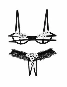сексуальный открытый бюстгальтер СЕКСУАЛЬНОЕ милое нижнее белье [qianqu] Женское нижнее белье, шорты, нижнее белье, прозрачные шорты, трусики, экстремальные, эротические,