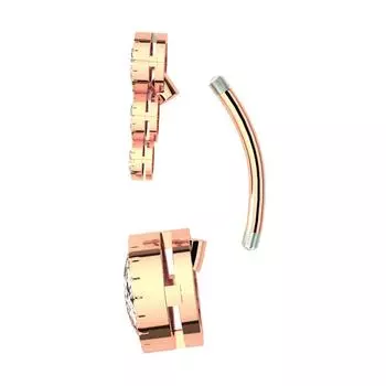 Сексуальный пирсинг пупка, блестящие кольца для пупка, пирсинг пупка серебряный