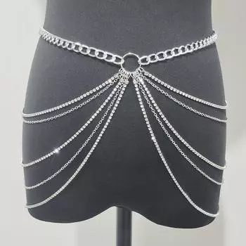 Сексуальный пояс-цепочка на талию, цепочка на живот, украшения для женщин, аксессуары для вечеринок золотой