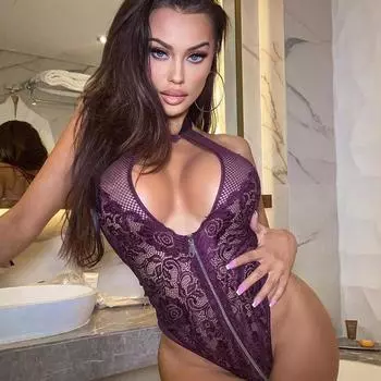 Сексуальный сетчатый боди кружевной комбинезон для женщин фитнес тело с глубоким V-вырезом боди нижнее белье топы халтер one size