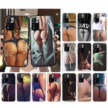 Сексуальный женский чехол для телефона с задницей для Xiaomi Redmi note 13 12 Pro 11S 11 10 Pro 10S 12S Redmi 10 13C 9C Redmi Note 12 4G