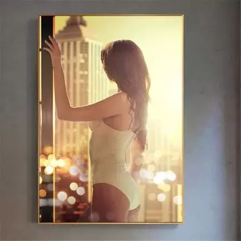 Сексуальный женский плакат с ногами, холст, картина, современное украшение для дома, черно-белая девушка, настенные художественные фотографии, декор для спальни, ванной комнаты Quadro 21cm30cm NoFrame