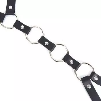 Сексуальный женский пояс из искусственной кожи на груди, поясной ремень, панк-корсет, бюстье