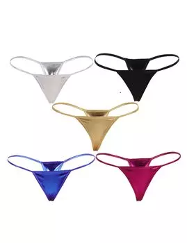 sexy large extra metallic shorts set 5 [Oh yeah] Women s T-back shorts, underwear, lingerie, size, small, G-string (M, pieces)