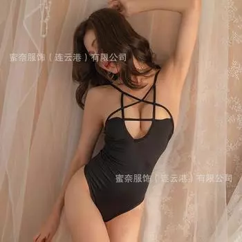 Сексуальное нижнее белье сексуальная мертвая библиотека вода открыть файл страсть комбинезон соблазн чистое желание крест подтяжки пижама веселье one size fits all