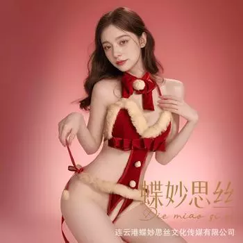 Сексуальное нижнее белье Сексуальный комбинезон Рождественское платье Косплей Горячий костюм страсти One size