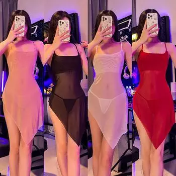 Sexy lingerie sexy suspenders hot perspective thin bed free passion small chest uniform One Size