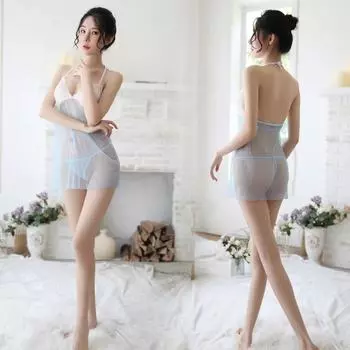 Сексуальное нижнее белье подвязка кружево прозрачная женская секс-юбка Сао больших размеров сексуальная пижама One size