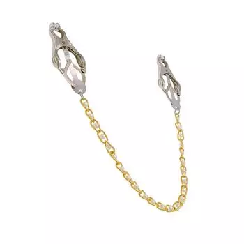 Сексуальный зажим для сосков Женский Женский Секс-инструмент Игрушка для взрослых Альтернативное Связывание Оргазм Секс-инструмент Патрон White Pearl Gold Color Ch