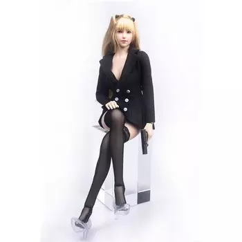 Сексуальный костюм костюм юбка костюм 1/6 (черный) чёрный