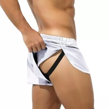 Sexy Tie Inner Piece XL [Arjen Kroos] Men s Underwear, T-back, Men s Boxers, Rope, Pants, Panties, Underwear, Underwear, Trunks, AK2195-A1-White-1