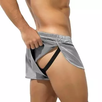 Sexy Tie Inner Piece XL [Arjen Kroos] Men s Underwear, T-back, Men s Boxers, Rope, Pants, Panties, Underwear, Underwear, Trunks, AK2195-A1-Gray-1