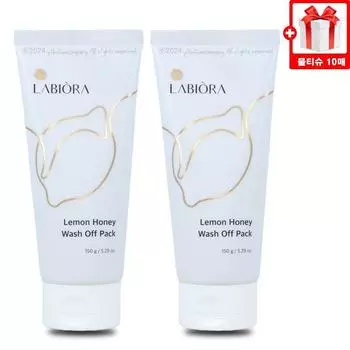 Сезон 2 Raviora Bae Jong-ok Lemon Honey Pack Honey Wash-Off Pack 150 г x 2 + влажные салфетки с логотипом компании, 150 гX2 + влажные салфетки Filmium Company