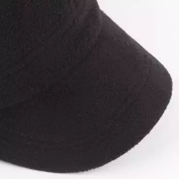 Сезонная мужская шапка с плоским верхом из шерсти и флиса, утолщенная термошапка, женская зимняя шапка для волос Adjustable серый