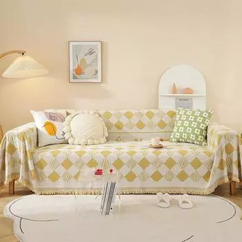 Сезонное универсальное полотенце для волос, простое современное покрытие, чехол для дивана, защита от царапин кошек, полный комплект чехлов для дивана, полотенце 180*130