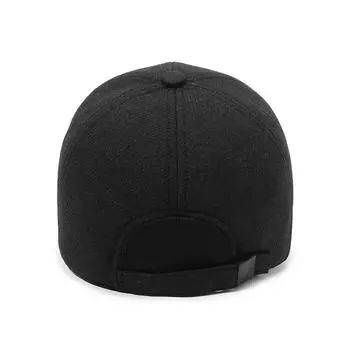 Сезонные мужские шапки для защиты ушей для людей среднего и пожилого возраста, флисовые утепленные повседневные бейсболки, ветрозащитные и морозостойкие кепки с козырьком Adjustable серый