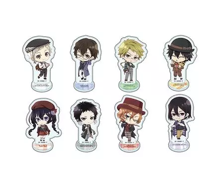 Сезонные растения Bungo Stray Dogs Puchichoko Trading Акриловая подставка Коробка из 8 шт. [Британская версия]