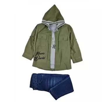 Сезонный костюм с капюшоном для мальчиков Music World