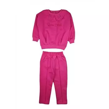 Сезонный костюм с кружевной вышивкой для девочек сияет ярким блеском