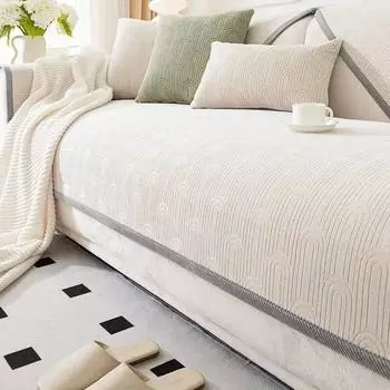 Сезонный универсальный диван из синельной кожи, специальный тканевый чехол, простая подушка для дивана, не царапающая кошек 70x70cm