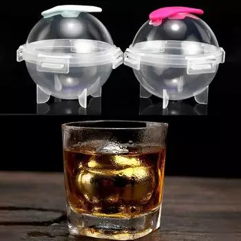 Сфера для виски, форма для изготовления ледяных шаров, пищевая категория, не содержит BPA, многоразовая, легко извлекаемая из формы, круглая силиконовая форма для изготовления ледяных шаров B