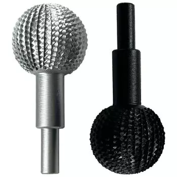Сферическая вращающаяся фреза для резьбы по дереву, шлифовальная головка, шлифование, полировка, круглое сверло, деревообработка чёрный