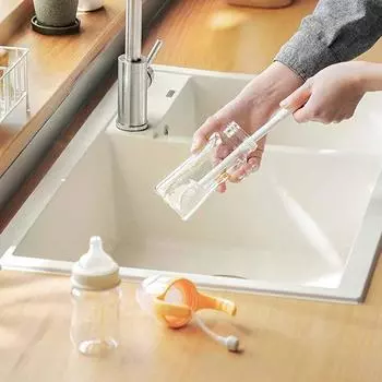 Сгибаемая щетка для чистки чашек, скребок для чистки стекол, кухонный инструмент для чистки, длинная ручка, щетка для чистки стеклянных чашек для бутылок с напитками