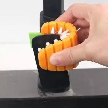 Сгибаемая щетка для чистки овощей, многофункциональная щетка для чистки фруктов и картофеля белый