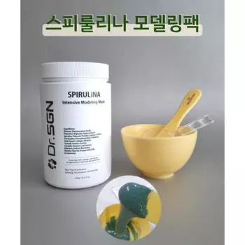 [SGN Bio] Dr.SGN Spirulina Modeling Pack Spirulina Mask Pack 500 г + набор инструментов, 1 шт., 1 шт.