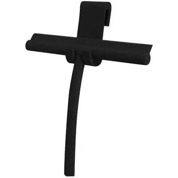 Сгон для душа для стеклянной двери, скребок для чистки стен в душе с силиконовым держателем, скребок для чистки зеркал в ванной, очистка стекол