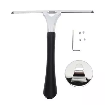 Сгон для душа многофункциональный нержавеющая сталь скребок для ванны средство для мытья окон для зеркал и стекол