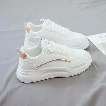 SH835 little white shoes women s summer new breathable shoes children s students Korean version trendy versatile platform casual board shoes 39