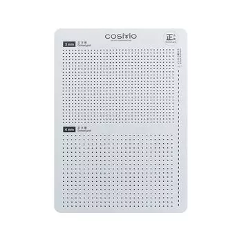 Шаблон COSMO сашико Шаблон сашико с квадратными глазами 3мм+4мм №412401