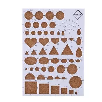 Шаблон для бумажного ремесла своими руками, доска, пинцет, булавки, ручка с прорезями, набор инструментов для квиллинга (белый) белый