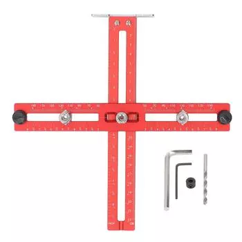 Шаблон для фурнитуры для шкафов, алюминиевый сплав, регулируемая ручка, инструмент, шейкер, ящики, локатор, пробойник