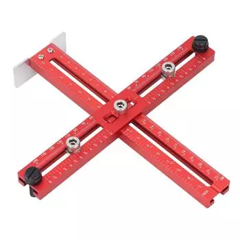 Шаблон для фурнитуры шкафа из алюминиевого сплава, регулируемая ручка, инструмент для встряхивания, ящики, пробойник, локатор