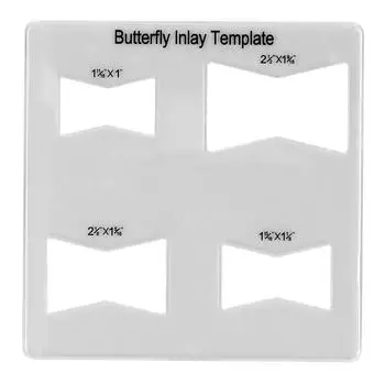 Шаблон для инкрустации бабочкой Акриловый шаблон для фрезера-бабочки для деревообработки Ремонт мебели Усиление