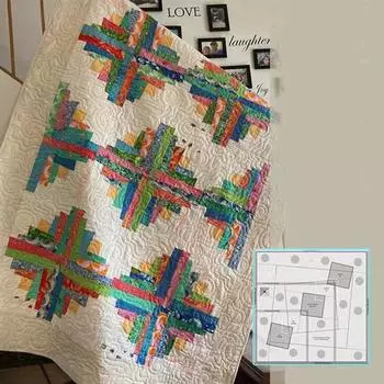 Шаблон для квилтинга, линейка свободного движения, швейная линейка, прозрачная 6in