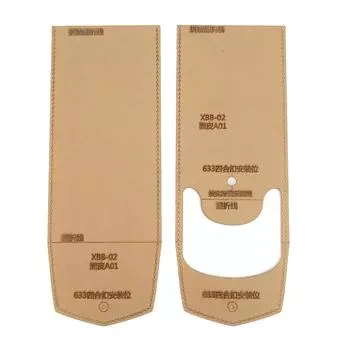 Шаблон для пенала из акрила, трафарет для пенала, шаблон для кожаного чехла ручной работы