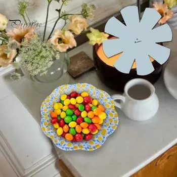 Шаблон для шитья своими руками. Лоскутное шитье в форме цветка. Линейка для шитья тканевой чаши. Шаблон для шитья своими руками для проектов по рукоделию. 5inch