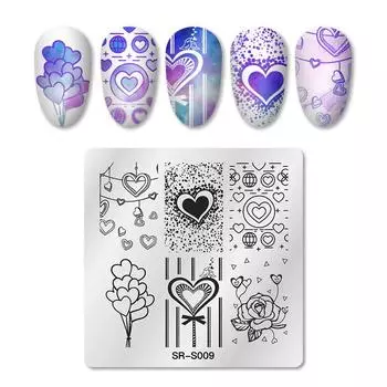 Шаблон для штамповки ногтей