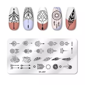 Шаблон для штамповки ногтей