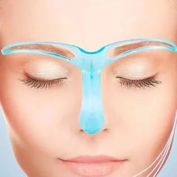 Шаблон для синих бровей, трафарет для ухода за лицом, помощник для формирования красоты, набор для макияжа, многоразовый шаблон для рисования бровей, инструмент для макияжа «сделай сам»