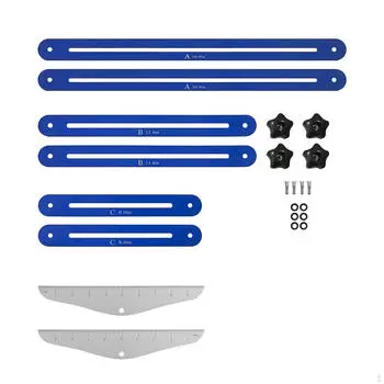 Шаблон для ступеней лестницы, измерительный инструмент, инструмент для разметки металла, простой в эксплуатации гибкий кондуктор